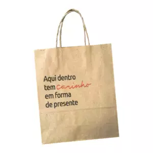 Sacola Kraft Presente